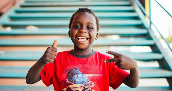 kid smiling